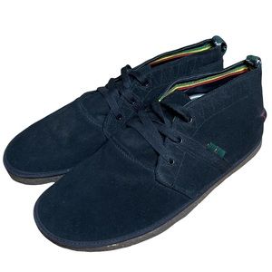 Bob Marley One Love Rasta Suede Chukka Mens Shoes Size 12 Rubber Gum Sole